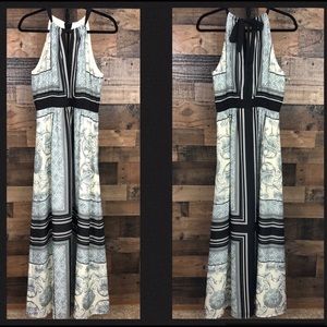 VINCE CAMUTO halter maxi dress | size 8